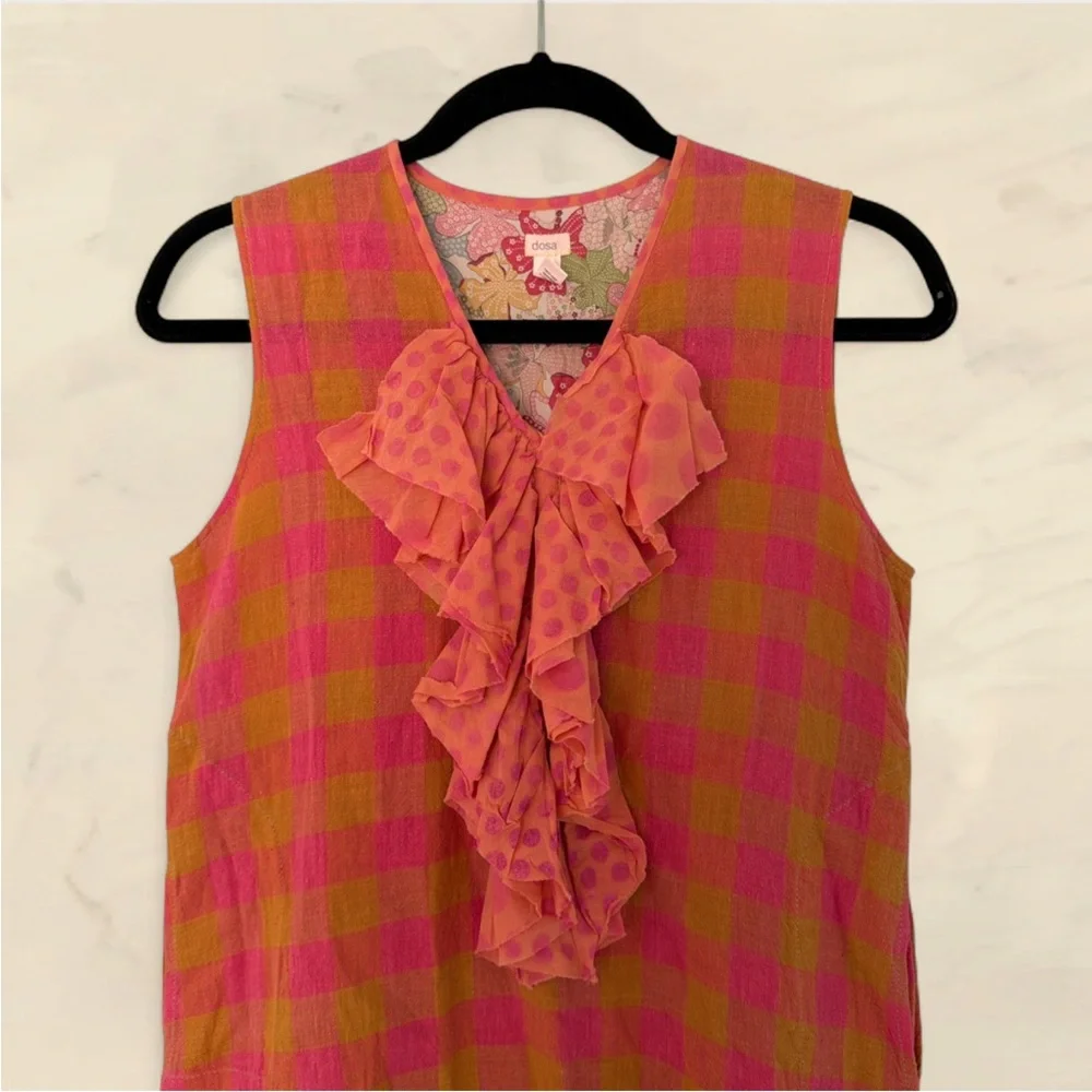 DOSA COTTON RUFFLE DRESS - Picture 5 of 5